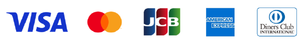 VISA,Master,JCB.AMEX,ダイナース